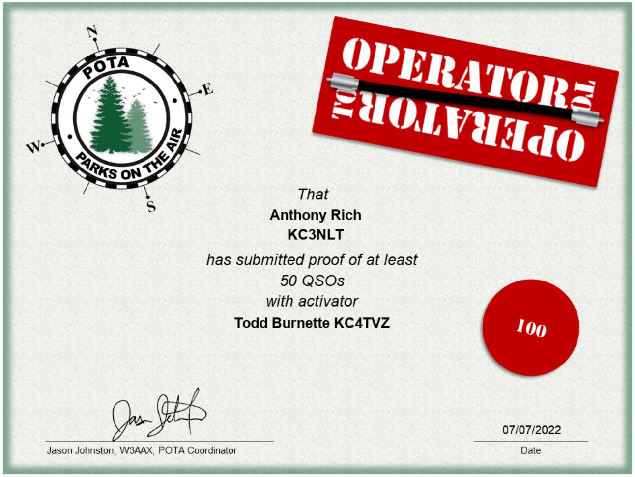 KC4TVZ (100)